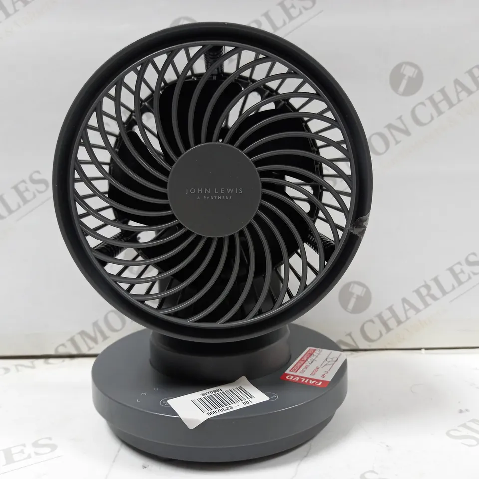 JOHN LEWIS AND PARTNERS SPECTRUM DESK FAN