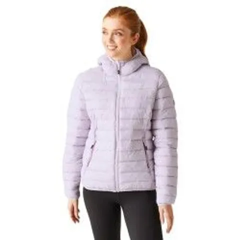 REGATTA HOOD MARIZION JACKET (RWN273) LILAC FROST SUNSET PURPLE SIZE 20