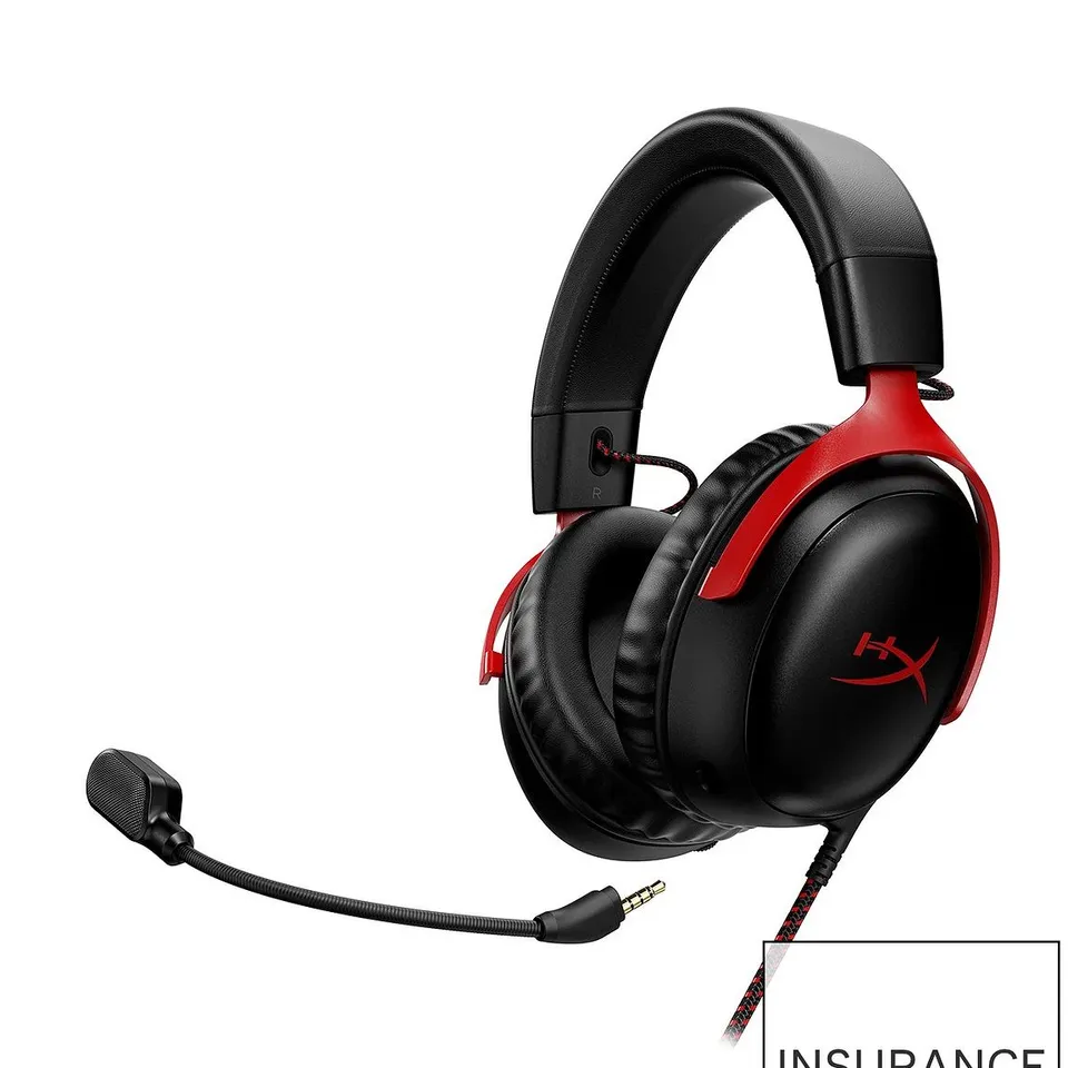 HYPERX CLOUD III SIGNATURE COMFORT GAMING HEADSET – RED/BLACK (BOXED)