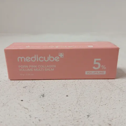 BOXED AND SEALED MEDICUBE PDRN PINK COLLAGEN VOLUME MULTI BALM – 5% VOLUFILINE (10G)