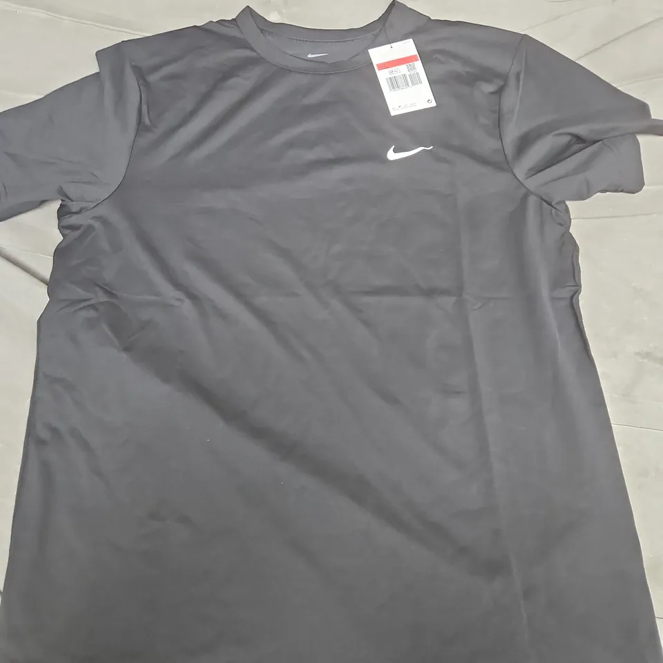 NIKE MENS DRI-FIT TEE IN BLACK - LARGE