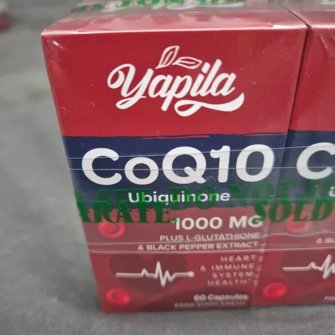 4 X YAPILA COQ10 COMPLEX – 60 CAPSULES FOOD SUPPLEMENT