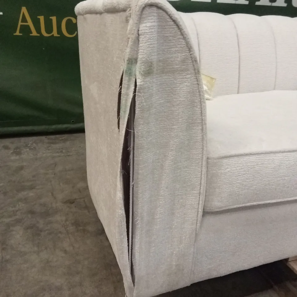 GUILD FABRIC 3 SEATER SOFA - IVORY RRP £699