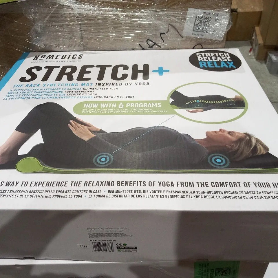 BOXED HOMEDICS STRETCH PLUS THE BACK STRETCHING MAT INSPIRED BY YOGA