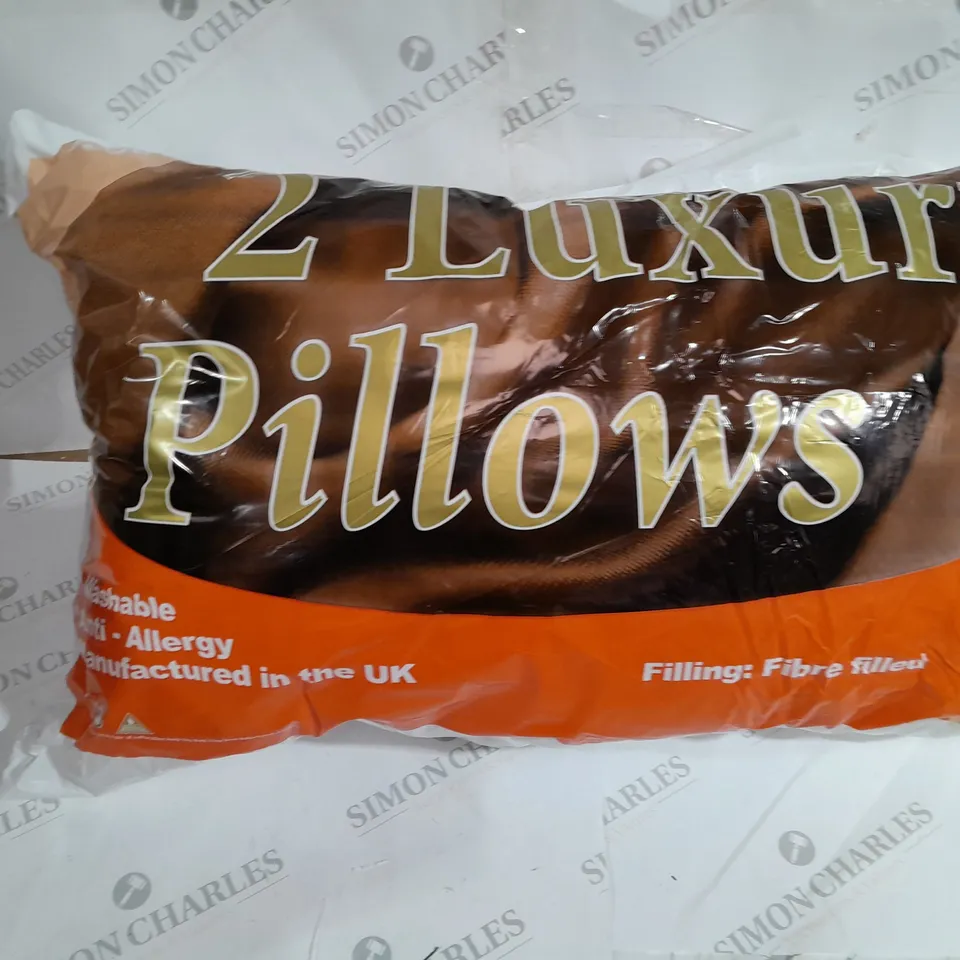 SEALED 2 LUXURY PILLOWS