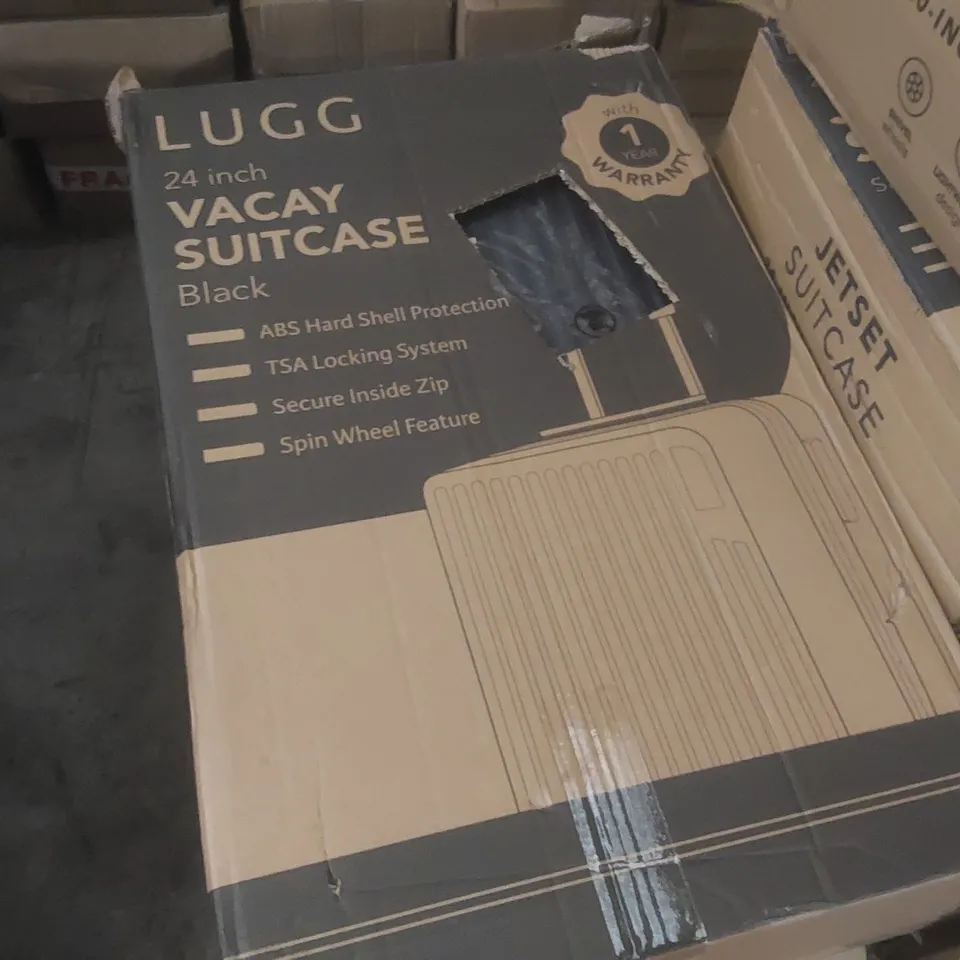 BOXED LUGG TRAVEL SUITCASE