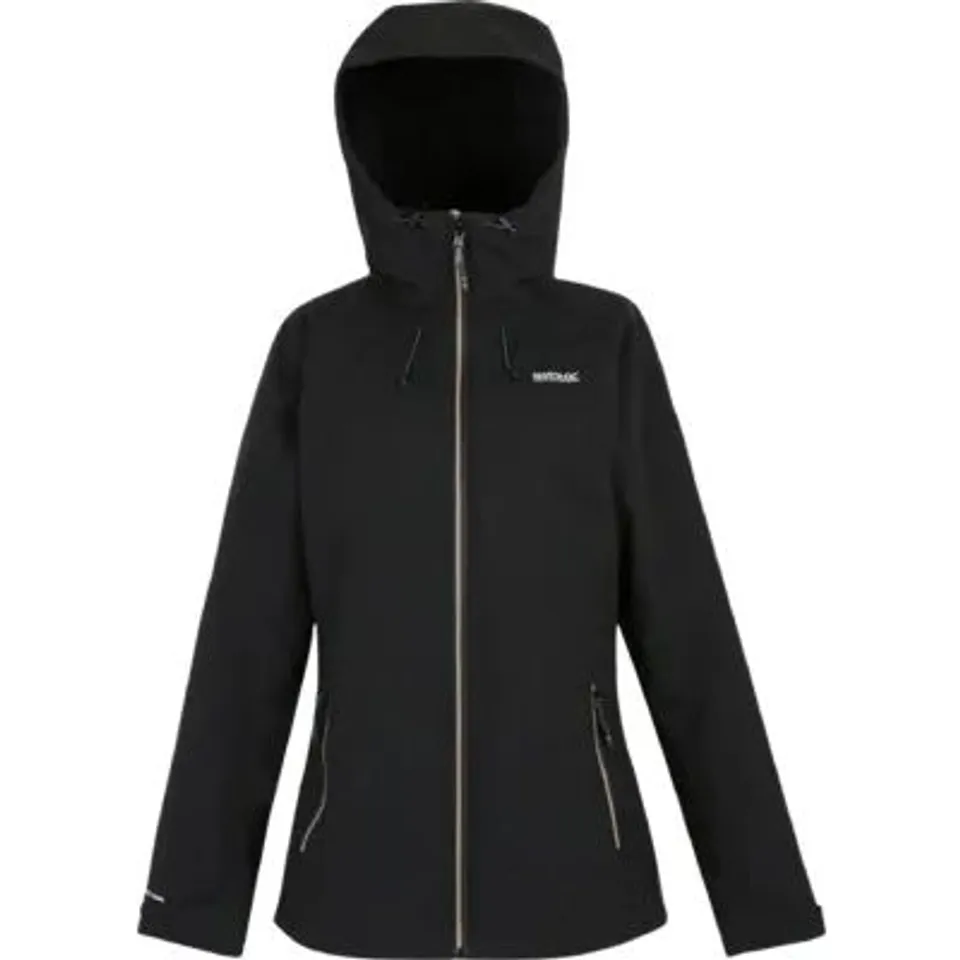 BRAND NEW REGATTA WOMEN'S WENTWOOD 3-IN-1 JACKET IN BLACK - UK 14