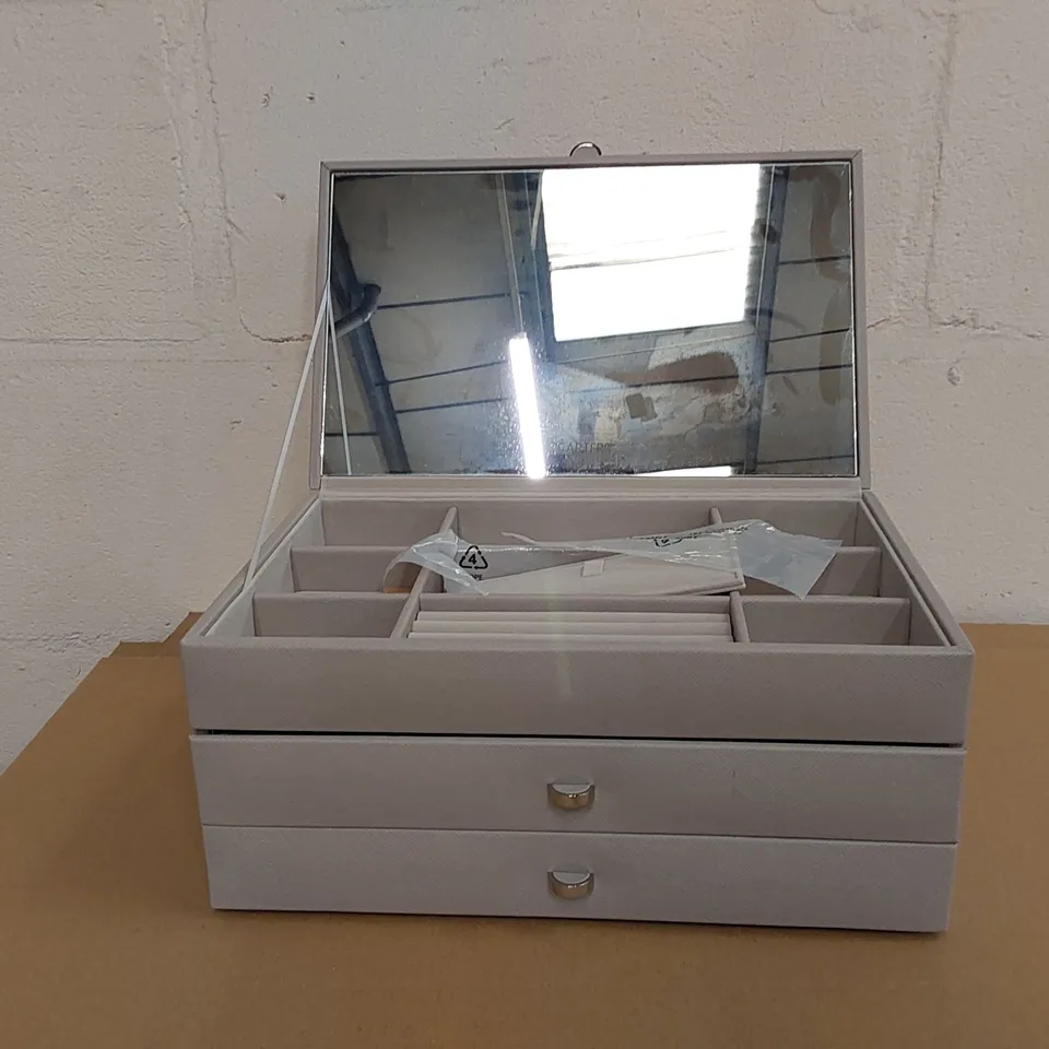 BOXED JEWELRY BOX WITH MIRROR (1 BOX)