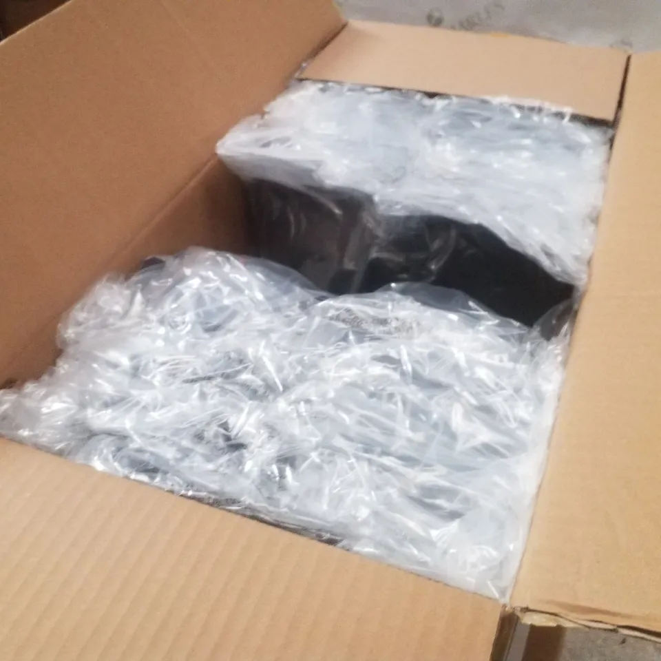 BOX CONTAINING APPROXIMATELY 10 BRAND NEW MAGISCULPT BLACK BODYSUITS - SIZE 42DD