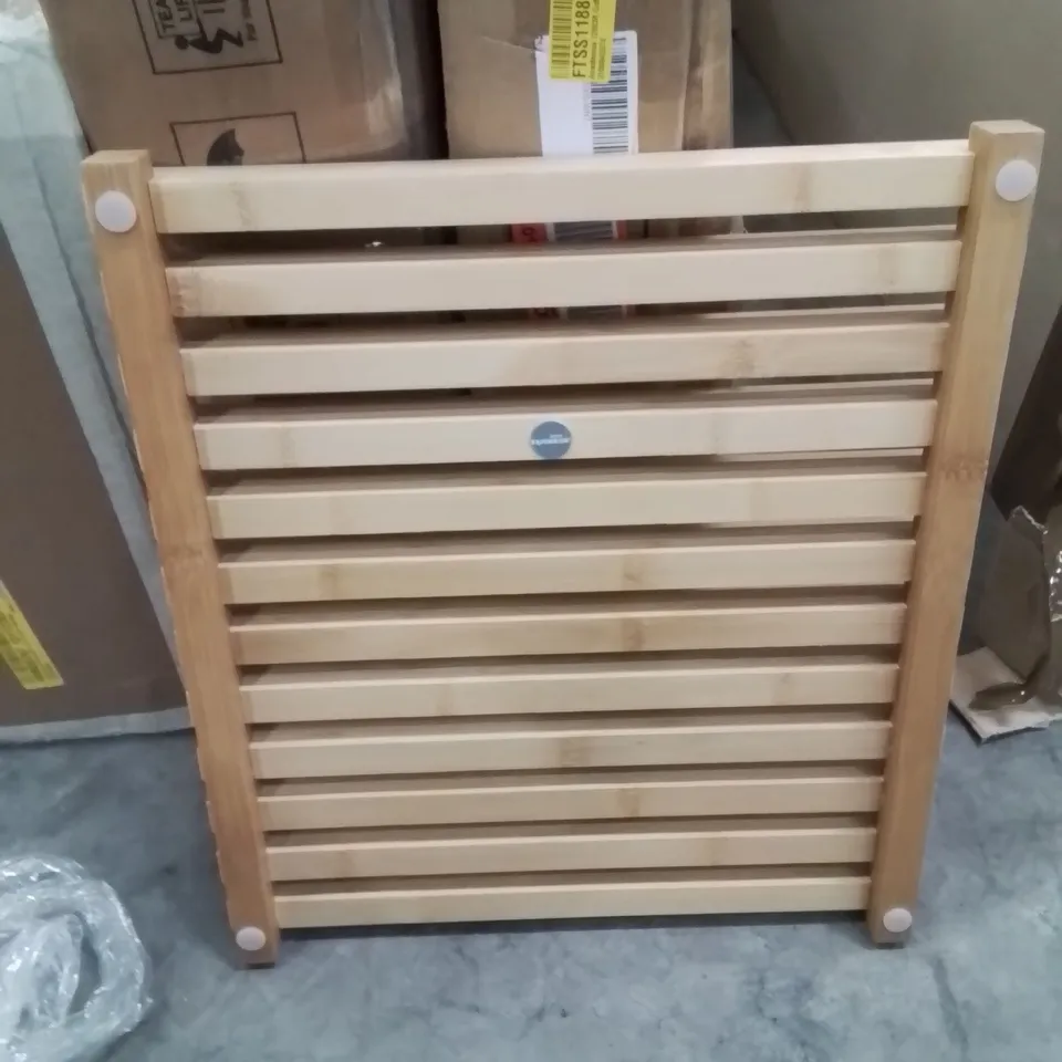 BOXED BELINDA RECTANGLE BATH MAT WOODEN