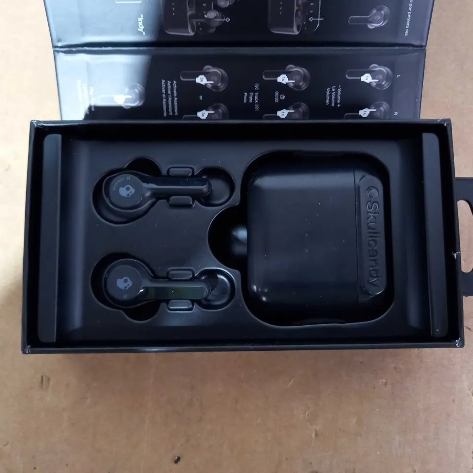 SKULLCANDY INDY TRUE WIRELESS EARBUDS - BLACK