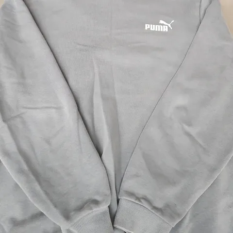 PUMA LONG SLEEVE SWEATSHIRT IN DUSTY BLUE SIZE XL