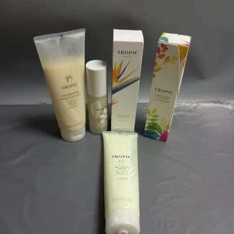 LOT OF 5 TROPIC SKIN CARE PRODUCTS TO INCLUDE CLEANSER AND SERUM