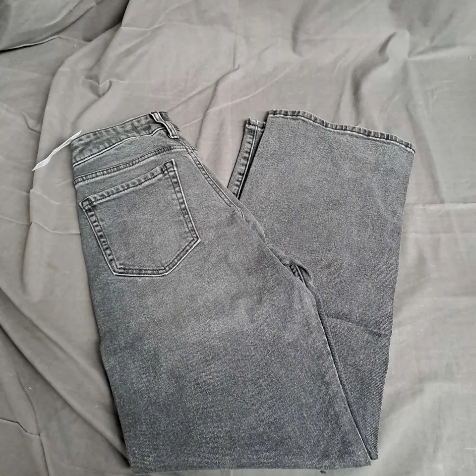 HOLLISTER LOW RISE BAGGY JEANS IN WASHED BLACK SIZE W23 LONG
