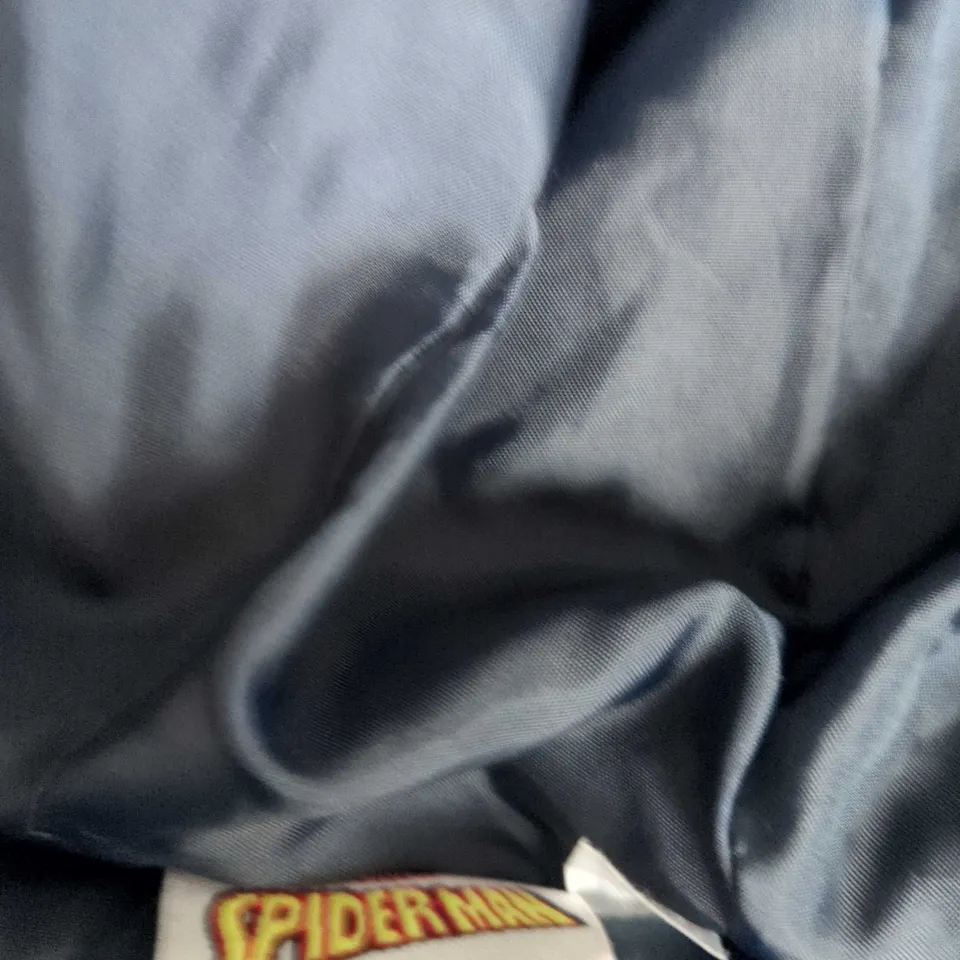 SPIDER-MAN KIDS HOODED GILLET  – NAVY BLUE WITH RED TRIM - SIZE 4-5YRS