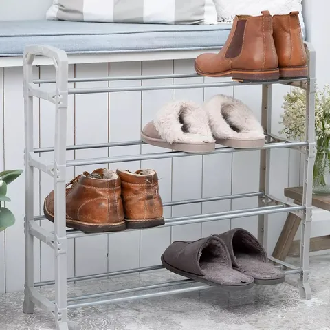 BOXED ADDIS 4 TIER SHOE RACK