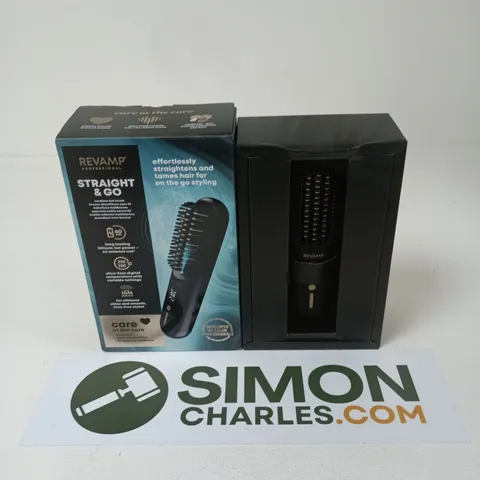 REVAMP STRAIGHT & GO CORDLESS HAIR BRUSH β BOXED