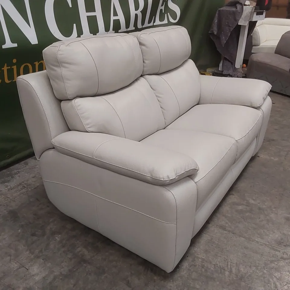 QUALITY DESIGNER ITALIAN MADE PATRIZIO 2 SEATER LEATHER SOFA