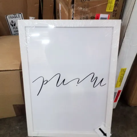 BOXED MIND TEXTUAL ART PRINT BY PIXY PAPER - SINGLE PICTURE FRAME