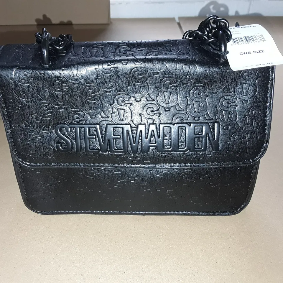 STEVE MADDEN SYNTHETIC BLACK BAG