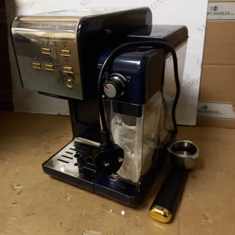 BREVILLE ONE-TOUCH COFFEEHOUSE COFFEE MACHINE - NAVY BLUE