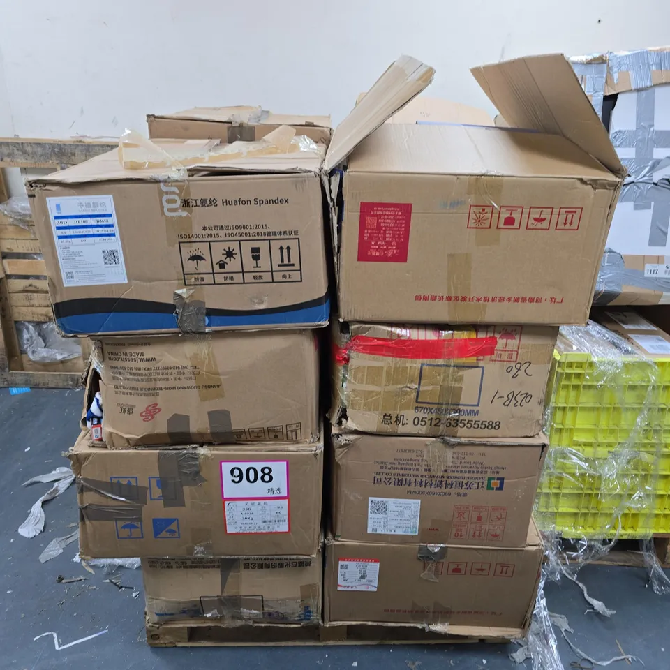 PALLET OF APPROXIMATELY 16 BOXES OF ASSORTED ITEMS 