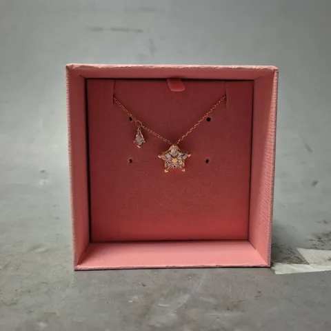 BOXED SWAROVSKI STELLA PENDANT STAR NECKLACE
