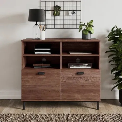 BOXED FULTON OFFICE STORAGE CABINET, PINE (1 BOX)