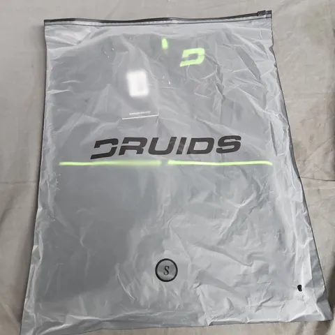 BAGGED DRUIDS PIQUE MIDLAYER – BLACK, SIZE S