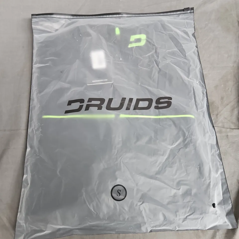 BAGGED DRUIDS PIQUE MIDLAYER – BLACK, SIZE S