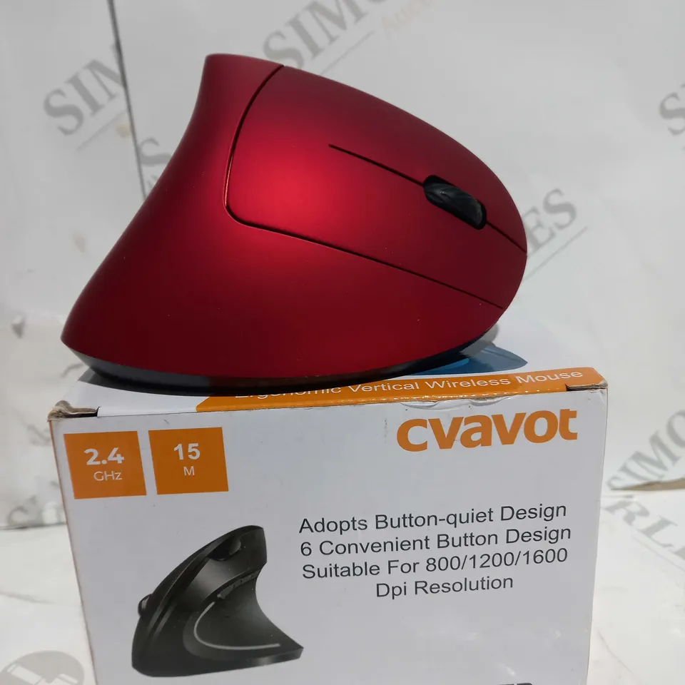 BOXED CVAVOT ERGONOMIC VERTICSL WIRELESS MOUSE 