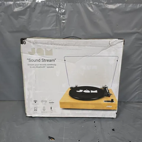 JAM SOUND STREAM VINYL RECORD PLAYER 