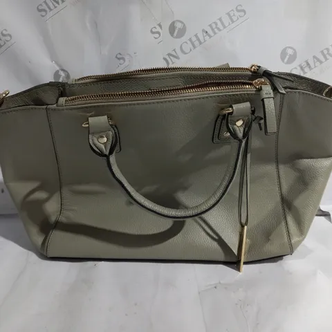 ASHWOOD GENUINE LEATHER GREY BAG