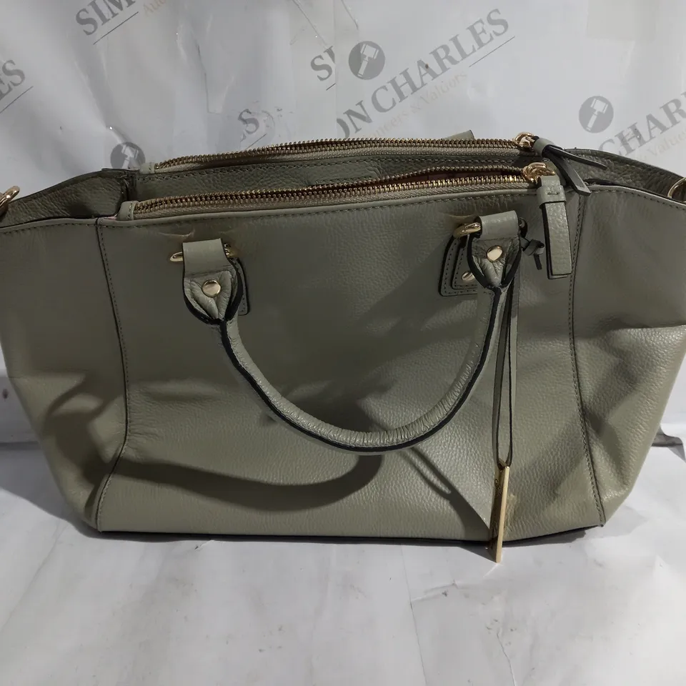 ASHWOOD GENUINE LEATHER GREY BAG 