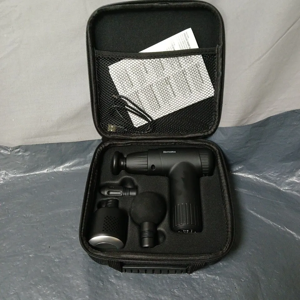 HOMEDICS NOVO+ HOT AND COLD MASSAGE GUN WITH POWERED HOT AND COLD HEAD BOXED