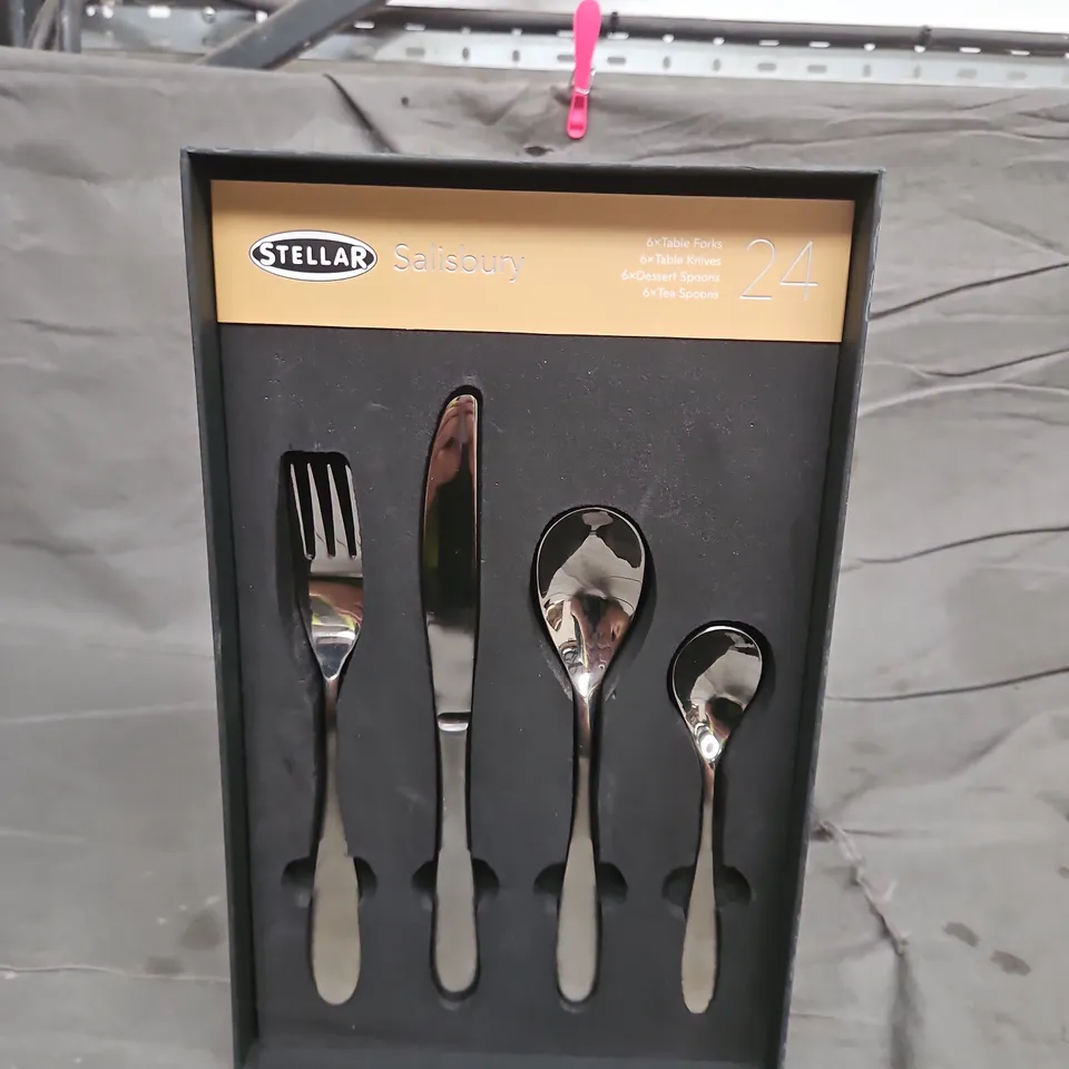 STELLAR SALISBURY 24 PIECE CUTLERY GIFT BOX SET