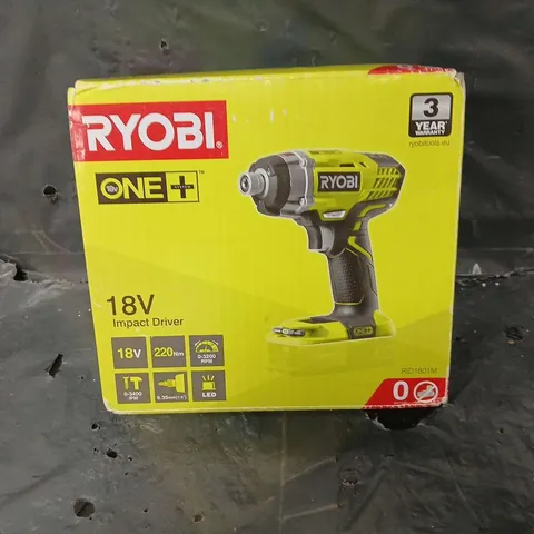 BOXED RYOBI ONE+ 18V IMPACT DRIVER 