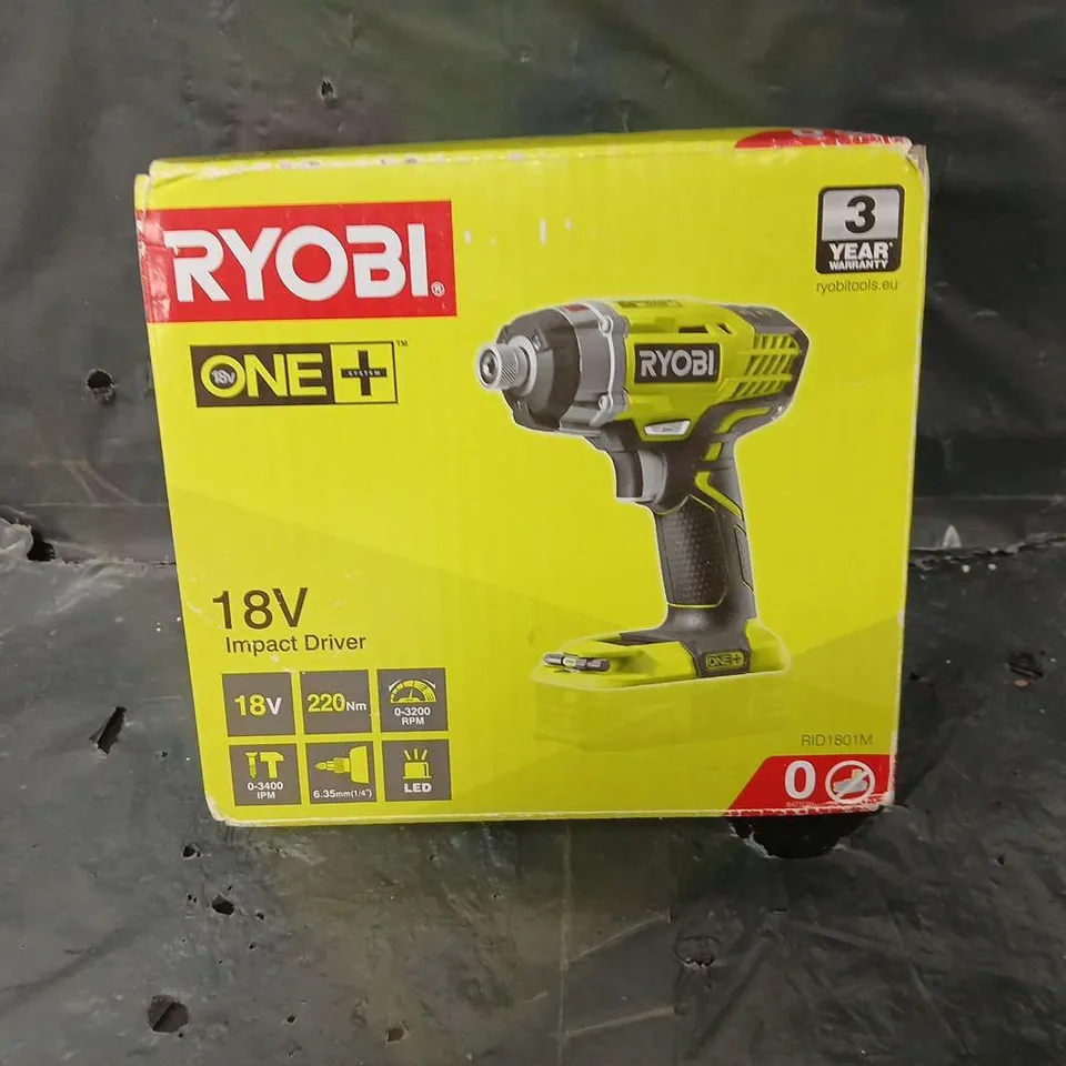 BOXED RYOBI ONE+ 18V IMPACT DRIVER 