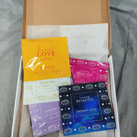 SENSORY RETREATS RELAX & REVIVE SELF HEATING EYE MASK DISCOVERY SET