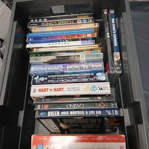 APPROXIMATELY 19 ASSORTED DVDS, BLU RAYS AND BOX SETS