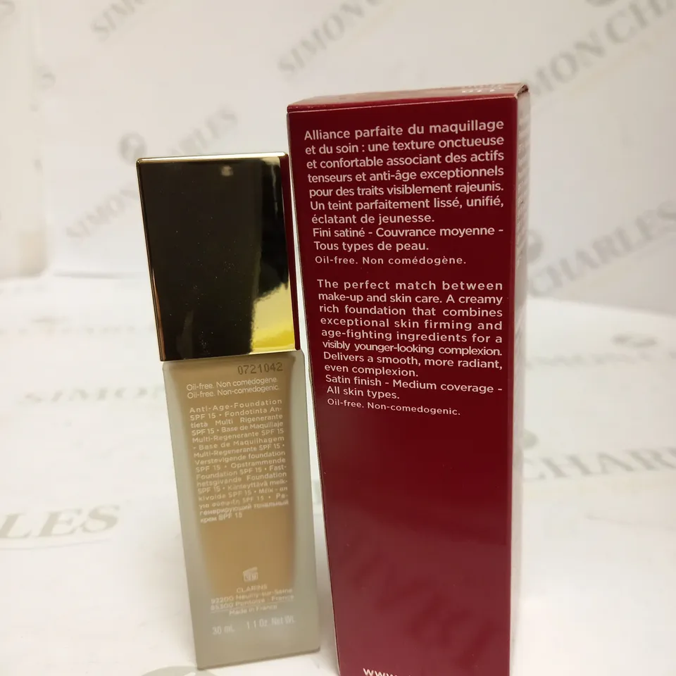 CLARINS EXTRA-FIRMING FOUNDATION SHADE 110