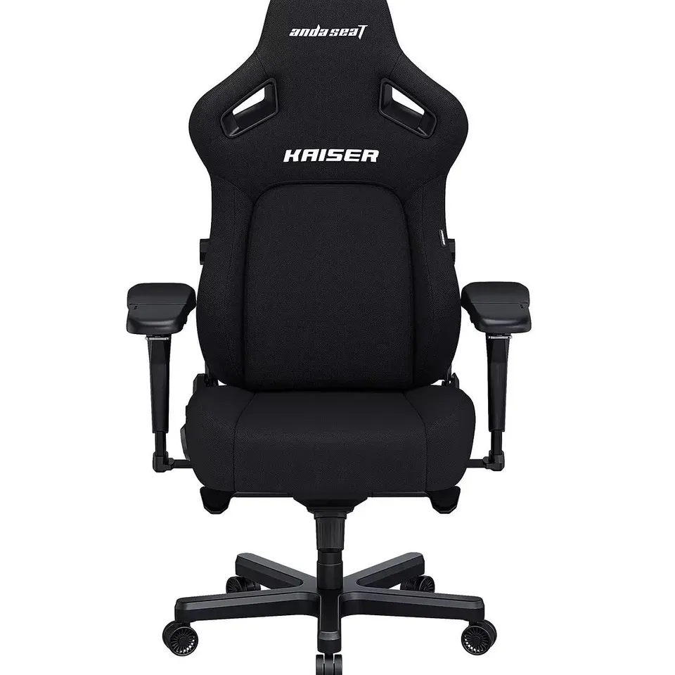 KAISER 4 PREM L GAMING CHAIR - BLACK FABRIC  RRP £450