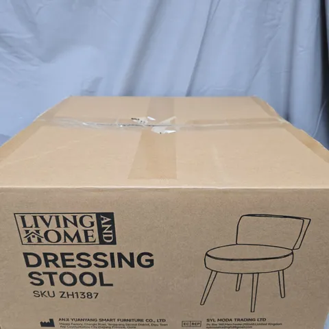 LIVING HOME DRESSING STOOL – BOXED