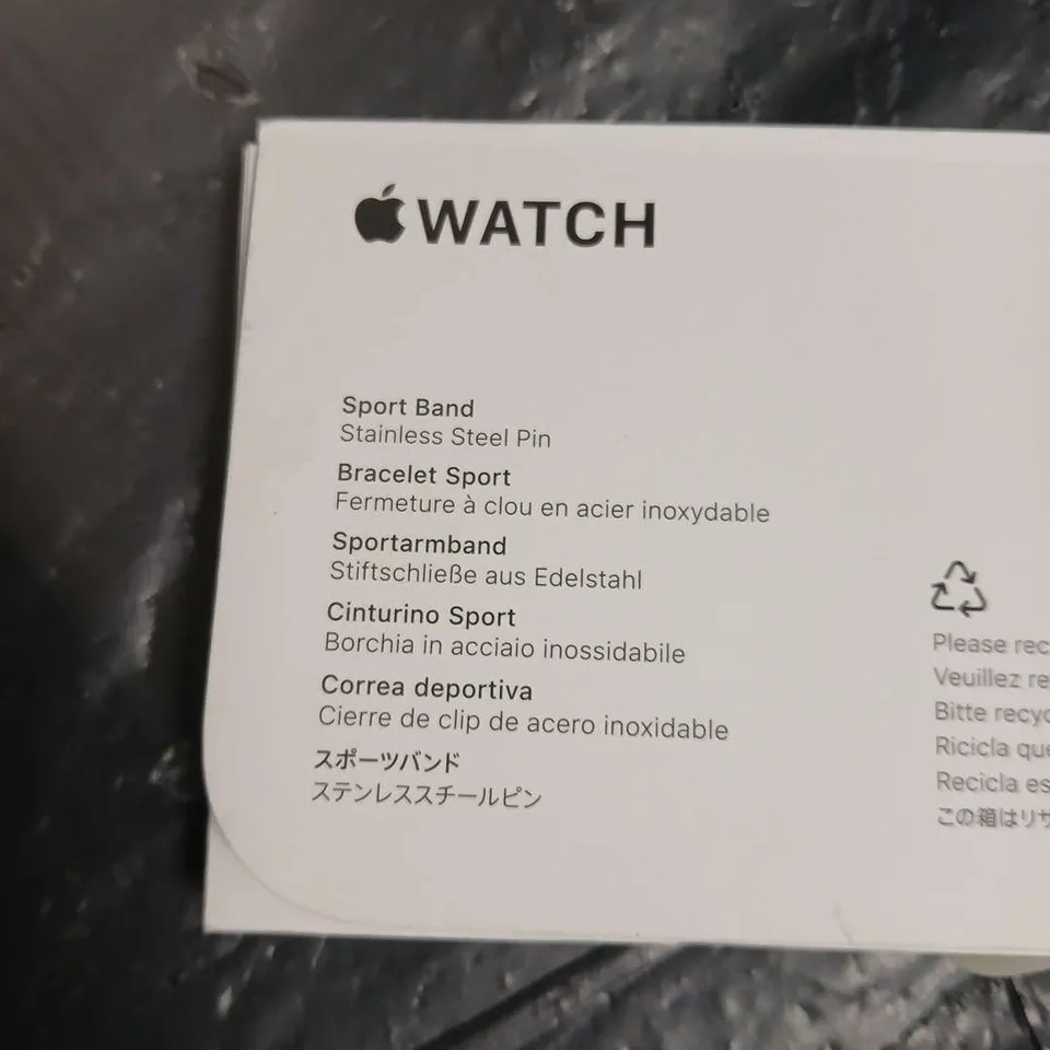 APPLE WATCH SPORT BAND 42MM S/M – LIGHT BLUSH