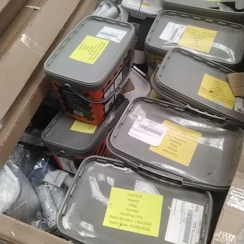 PALLET OF ASSORTED DIY, HOME IMPROVEMENT AND BUILDING PRODUCTS TO INCLUDE; PERMANENT POTHOLE REPAIR, MORTAR REPAIR CEMENT, PATIO JOINT MORTAR, READY MIXED JOINTING ETC