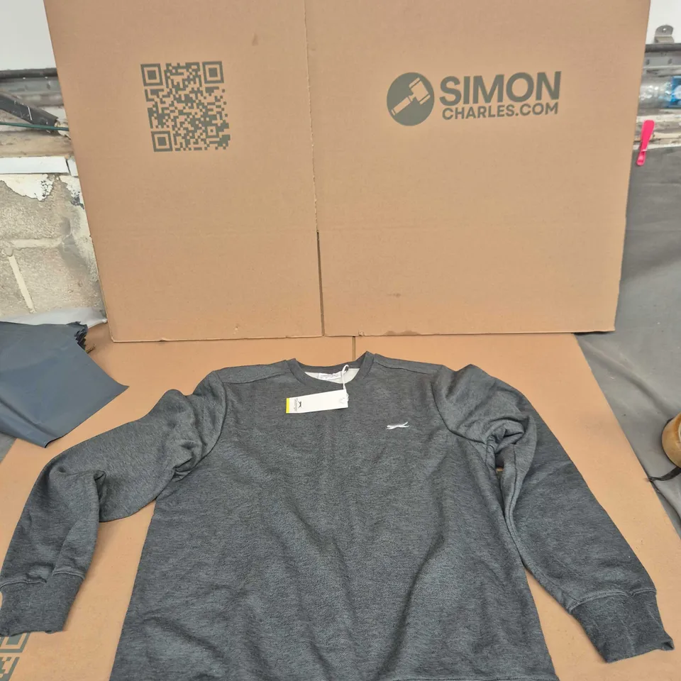SLAZENGER GREY SWEATSHIRT – UK L (EU L, US L, ASIA XL)