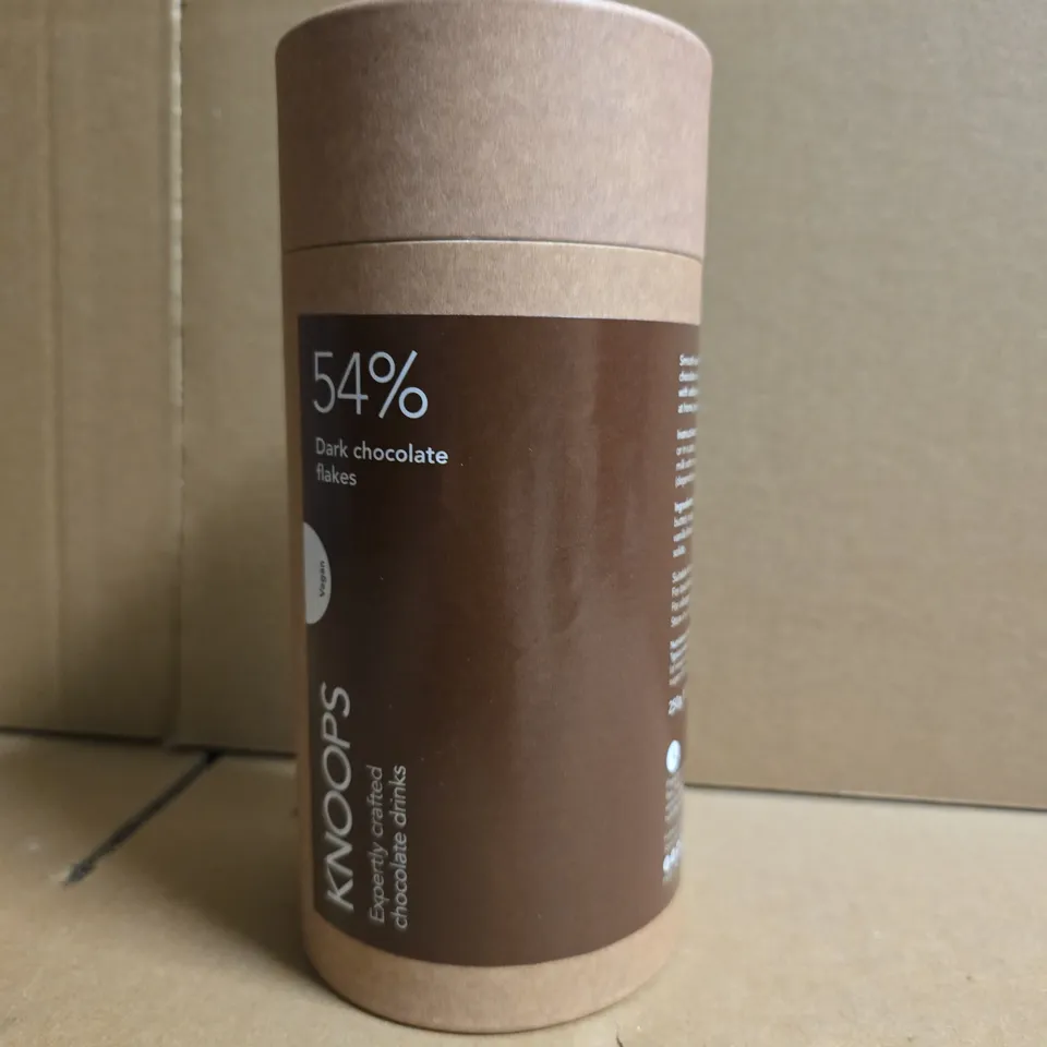 KNOPS 54% DARK CHOCOLATE FLAKES )