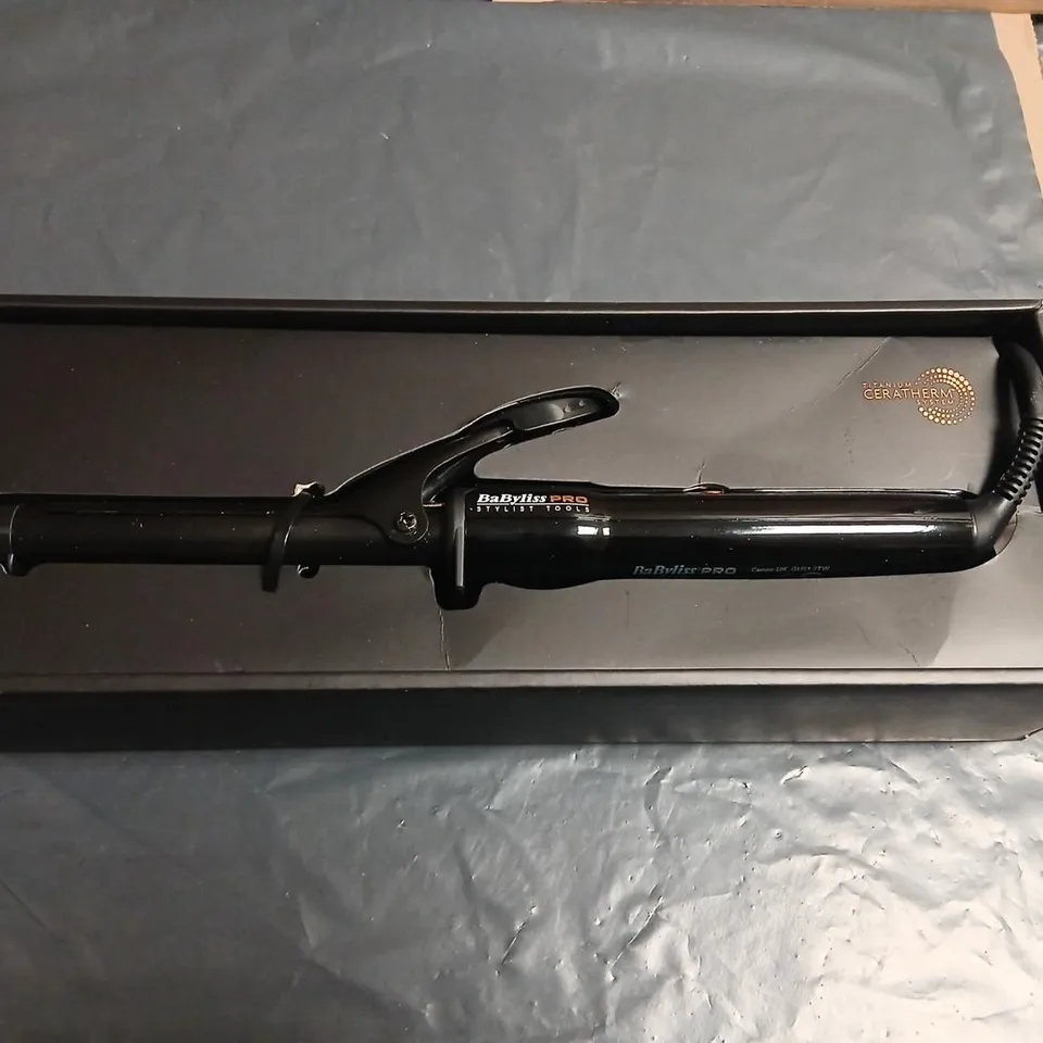 BABYLISS PRO TITANIUM EXPRESSION 19MM CURLING TONG – BOXED