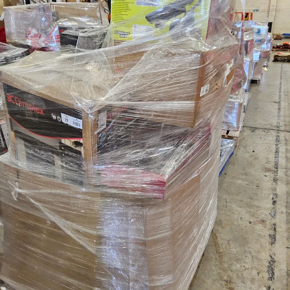 PALLET OF APPROXIMATELY 24 UNPROCESSED RAW RETURN HOUSEHOLD AND ELECTRICAL GOODS TO INCLUDE;
