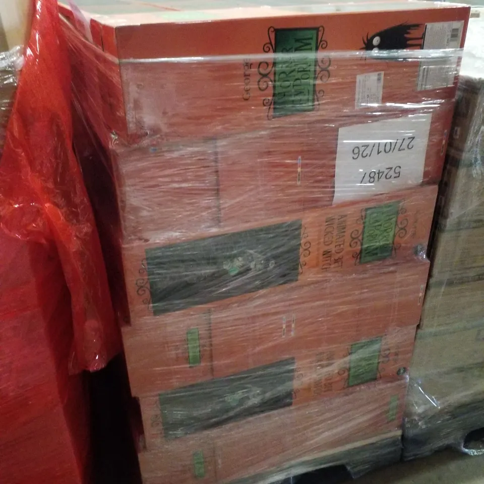 PALLET CONTAINING APPROXIMATELY 30 BRAND NEW ANIMATED 3FT WICKED WITCHES